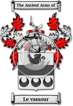 Le vassour Family Crest Download (JPG) Legacy Series - 600 DPI